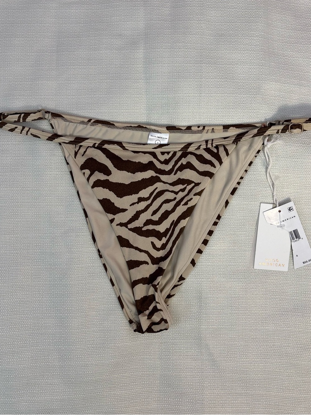 Good American Thong Bikini Bottom Sz 4 NWT -